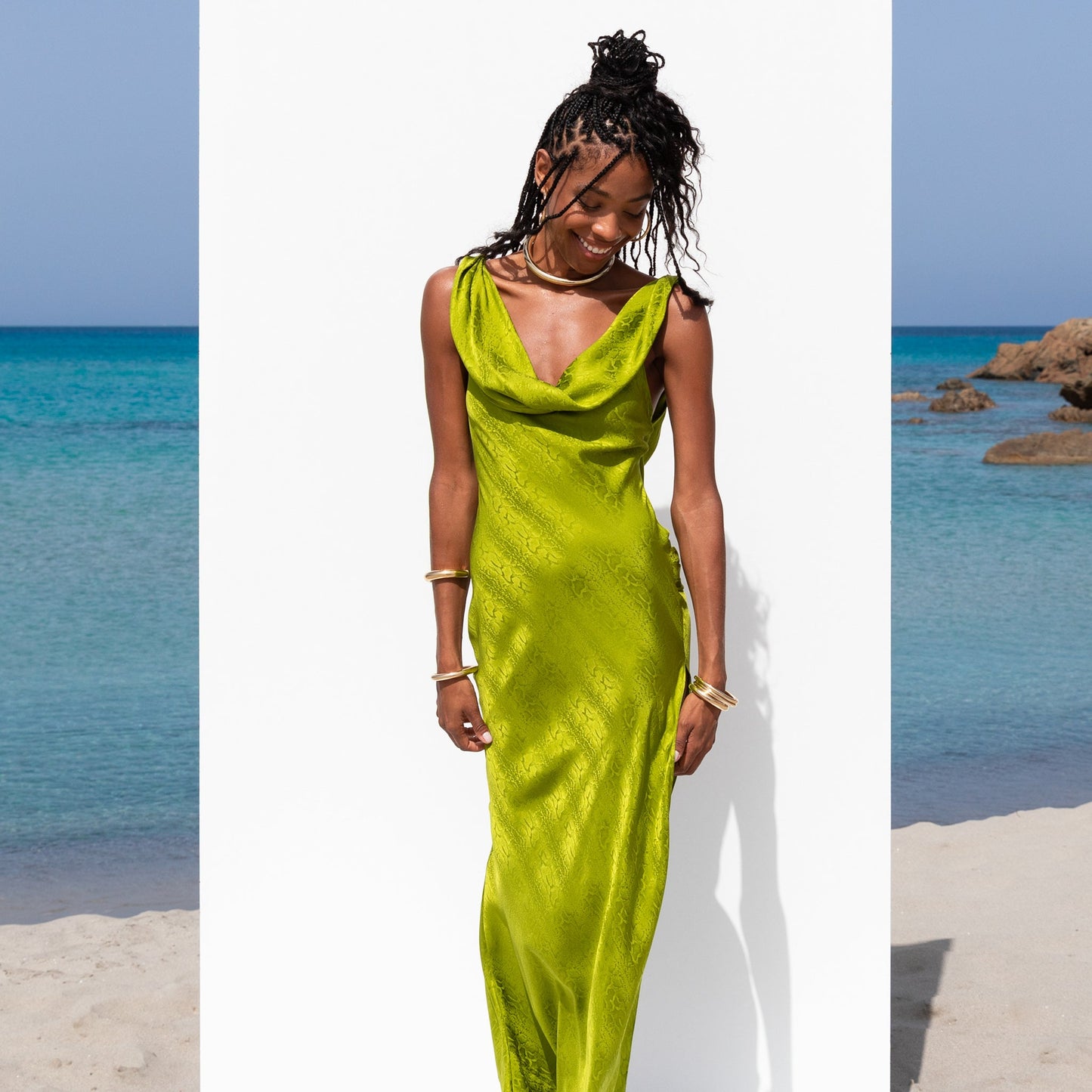 Vestido Navarra Lime