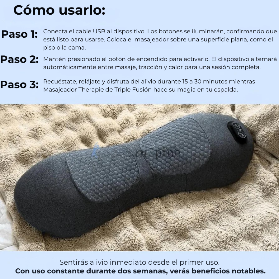 Masajeador de Triple Fusión