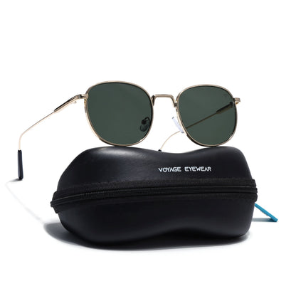 The OG | Gafas de Sol Redondas Verde y Dorado - MG2973