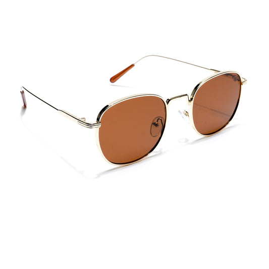 The OG | Gafas de Sol Redondas Marrón y Dorado - MG2974