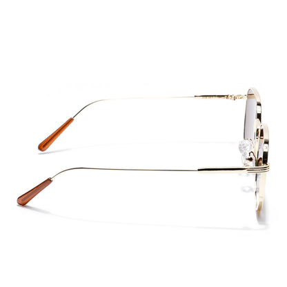 The OG | Gafas de Sol Redondas Marrón y Dorado - MG2974