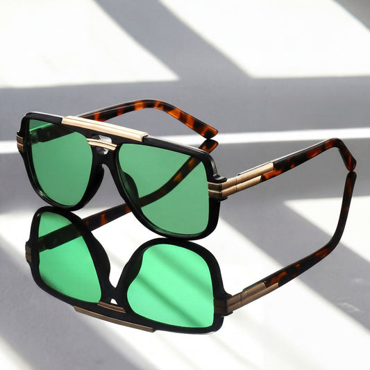 Gafas de Sol Retro Sovereign Verde – Gafas de sol verde – Arloow