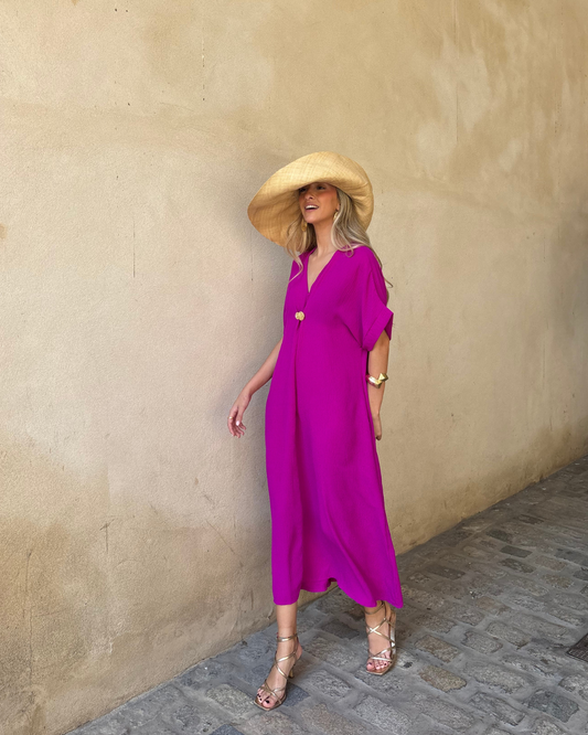 Vestido Nelia Buganvilla