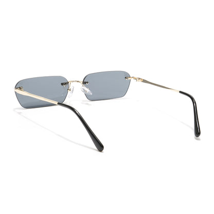 Underdog | Gafas de Sol Rectangulares Sin Montura Negras - MG3786
