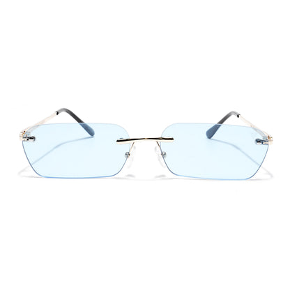 Underdog | Gafas de Sol Rectangulares Sin Montura Azul - MG3788