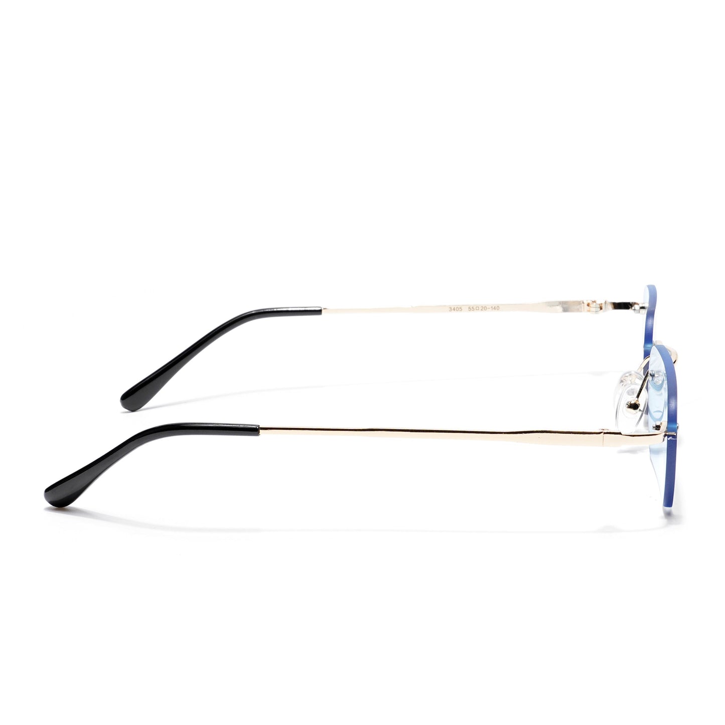 Underdog | Gafas de Sol Rectangulares Sin Montura Azul - MG3788
