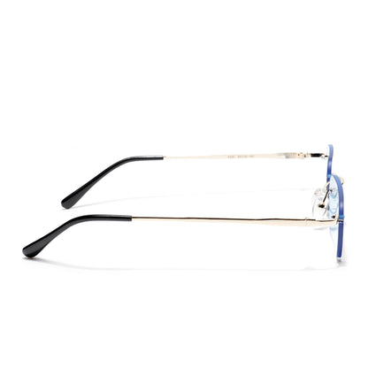Underdog | Gafas de Sol Rectangulares Sin Montura Azul - MG3788