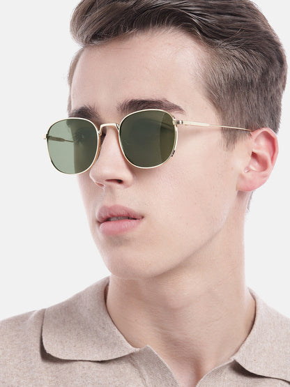 The OG | Gafas de Sol Redondas Verde y Dorado - MG2973