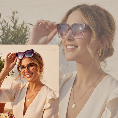 Gafas Superpuestas Adaptables para Mujer
