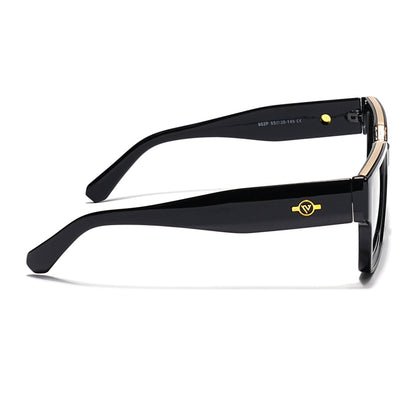 Phantom X | Gafas de Sol Wayfarer Negras Polarizadas - PMG4114