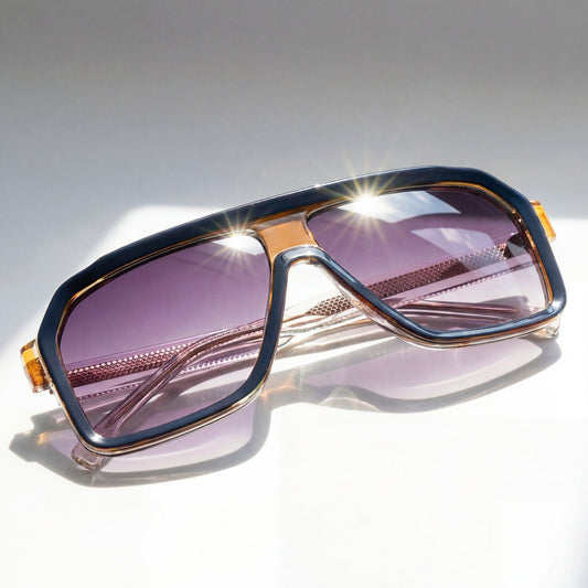 Gafas de Sol Retro Raven Carey-Verde – Gafas de sol carey-verde – Arloow