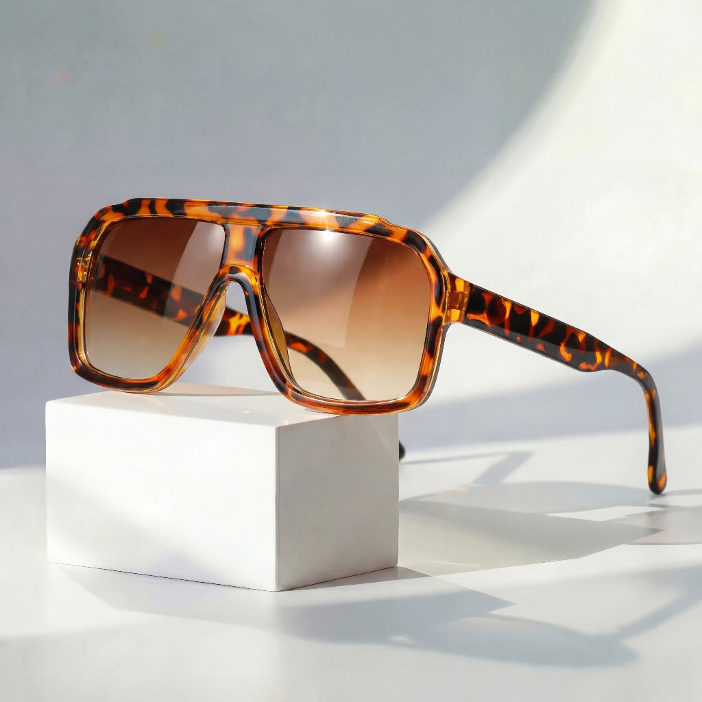 Gafas de Sol Retro Raven Carey-Verde – Gafas de sol carey-verde – Arloow