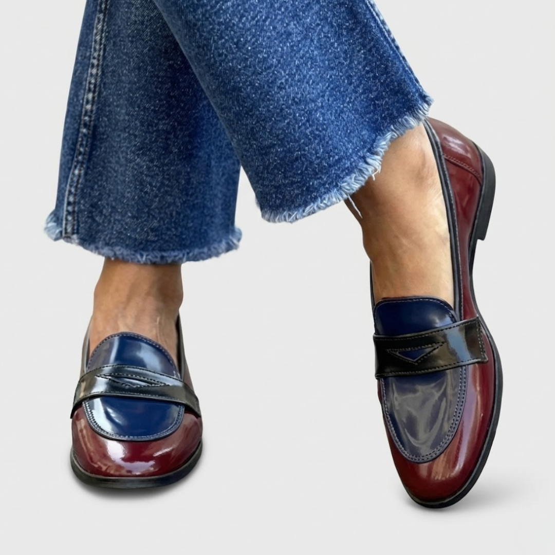 Claudia™ | Mocasines Bicolor – Arloow
