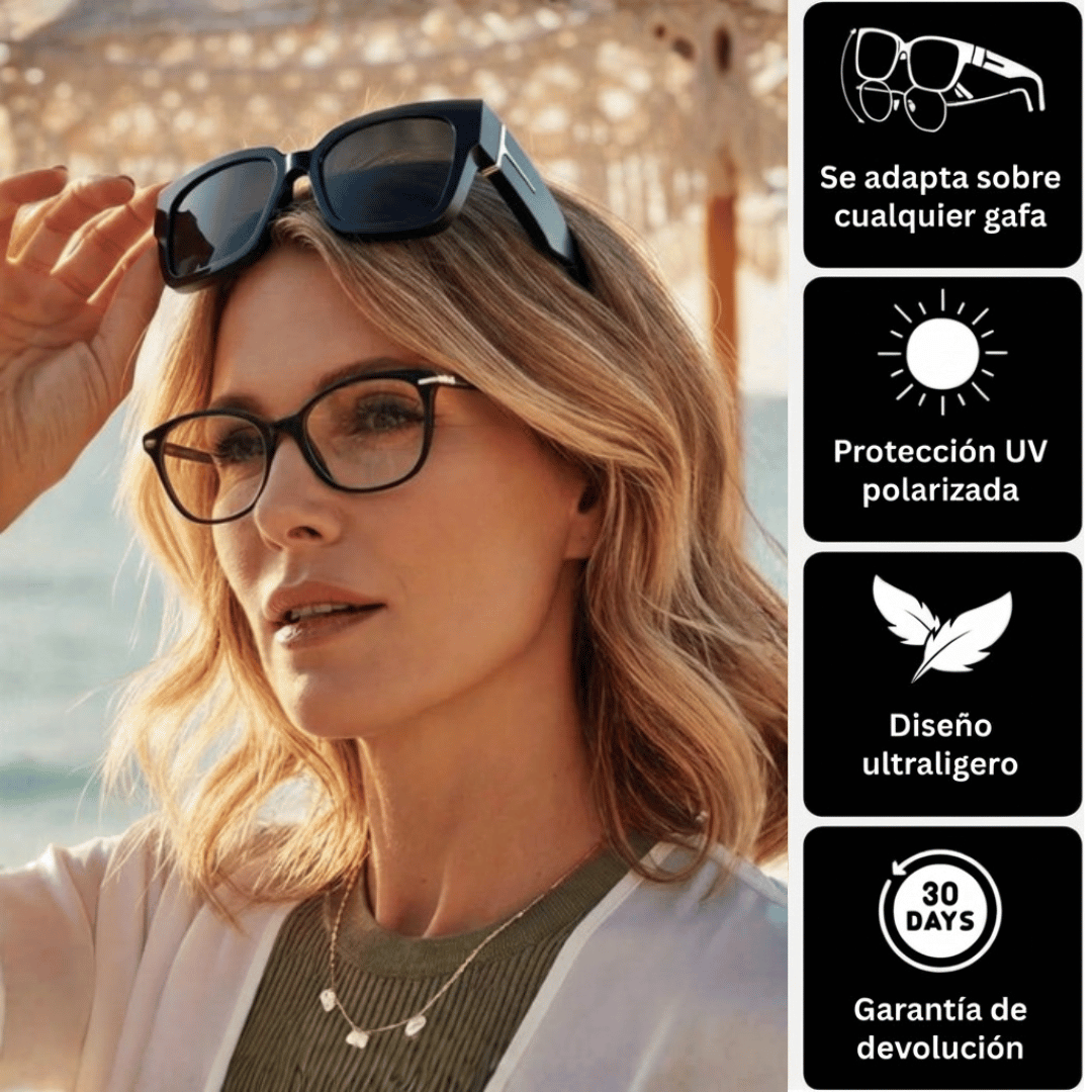 Gafas Superpuestas Adaptables para Mujer