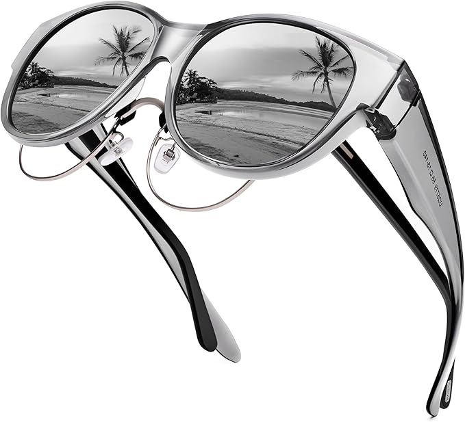 Funda para gafas de sol gris Arloow SonnenCover – montura completa