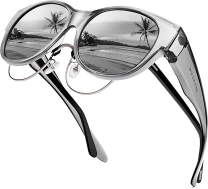 Funda para gafas de sol gris Arloow SonnenCover – montura completa