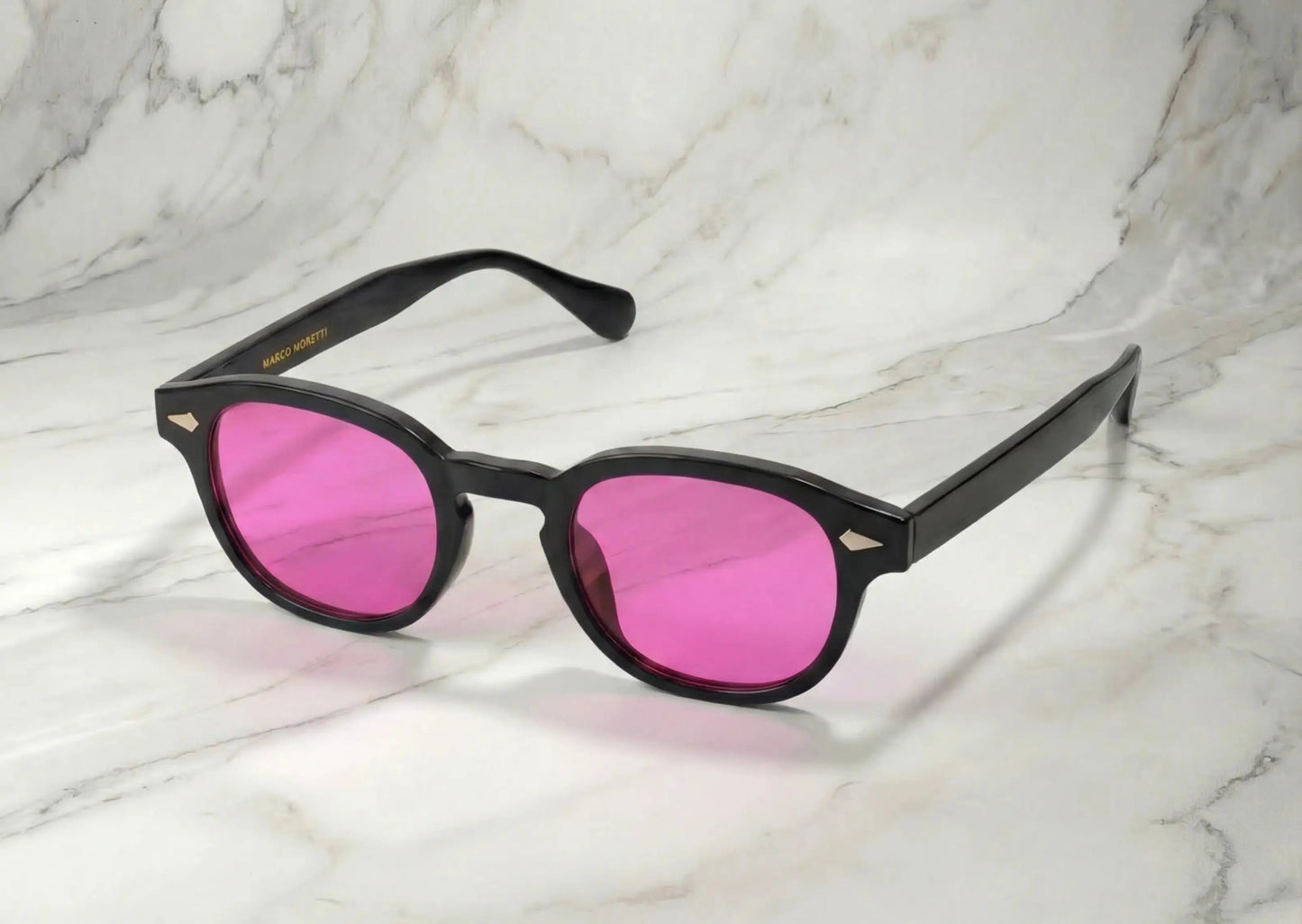 Gafas de sol negras cristales fucsia IBIZA – Arloow
