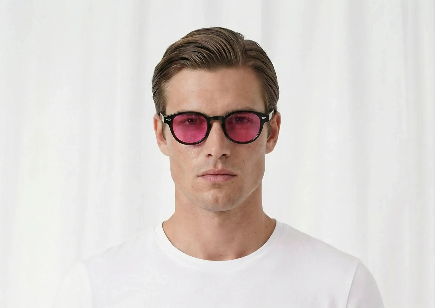 Gafas de sol negras cristales fucsia IBIZA – Arloow