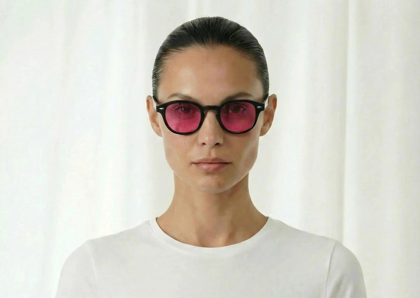 Gafas de sol negras cristales fucsia IBIZA – Arloow