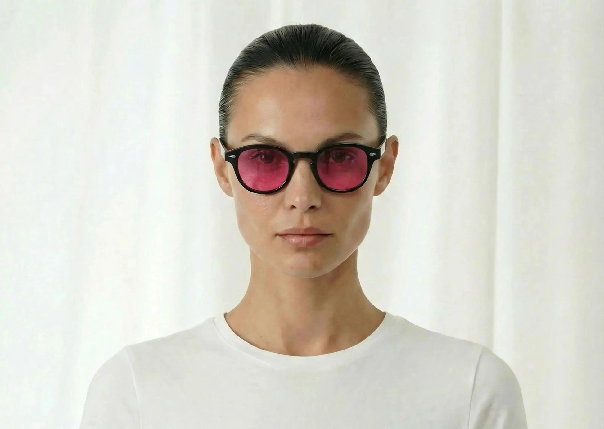 Gafas de sol negras cristales fucsia IBIZA – Arloow