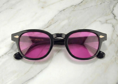 Gafas de sol negras cristales fucsia IBIZA – Arloow