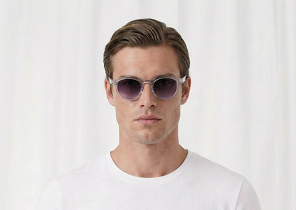 Gafas de sol transparentes cristales ahumados violeta LUXE – Arloow