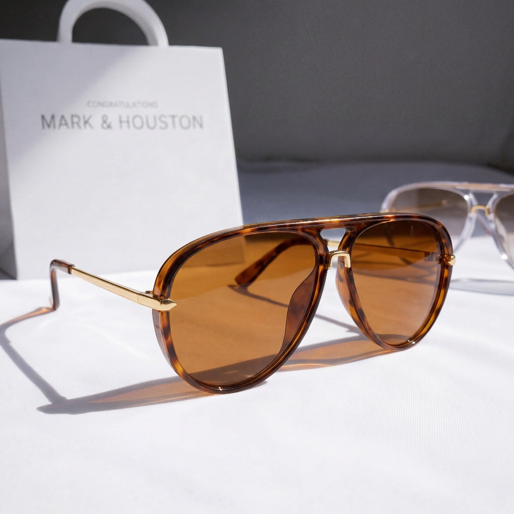 Gafas de Sol Aviador Viola – Gafas de sol marrón – Arloow