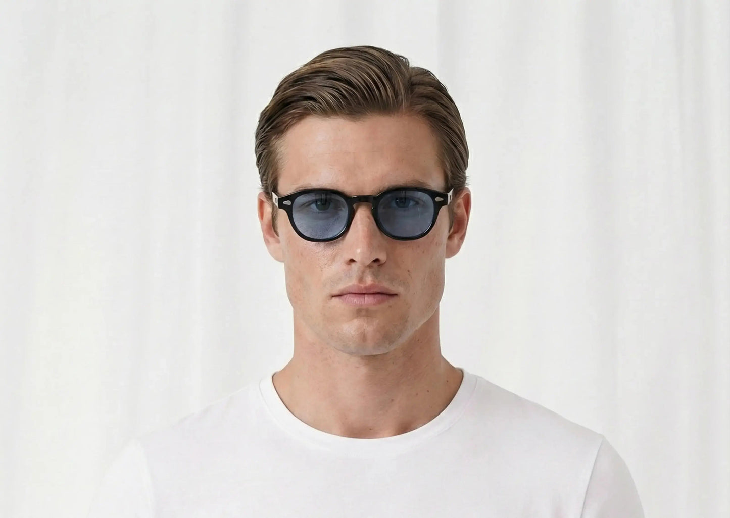 Gafas de sol negras cristales azules MONTE CARLO – Arloow