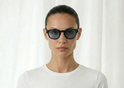 Gafas de sol negras cristales azules MONTE CARLO – Arloow