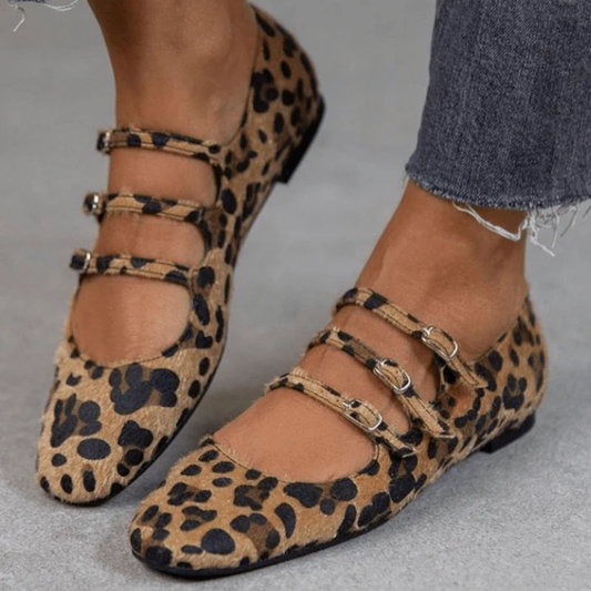 Angelie - Zapatos con Estampado Leopardo – Arloow