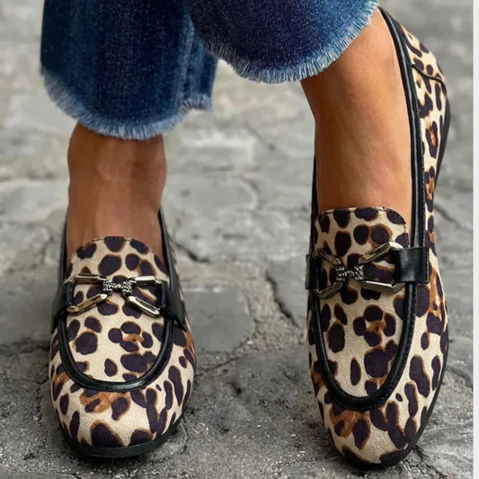 Ginevra - Mocasín Leopardo Moderno – Arloow