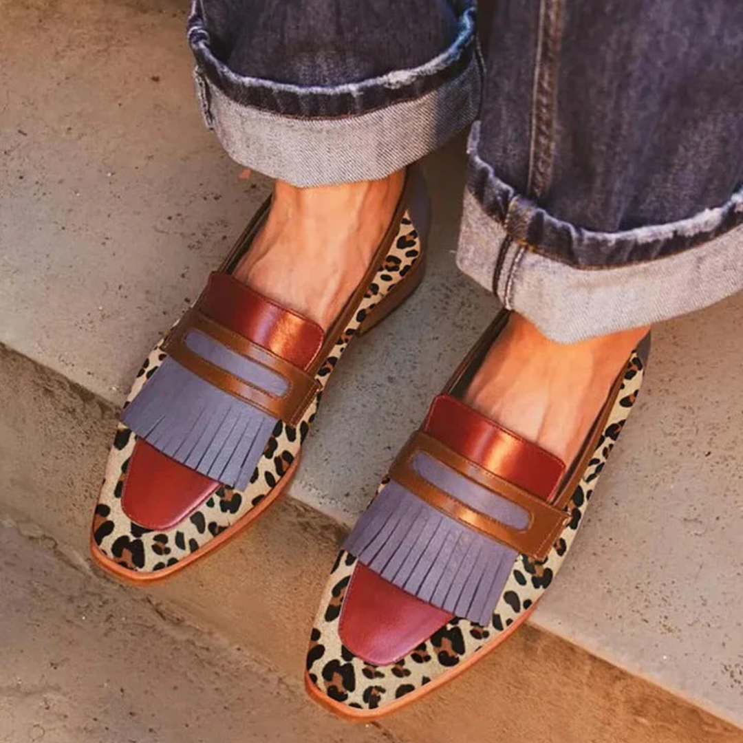 Zelda - Mocasín Elegante Leopardo – Arloow