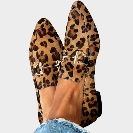 Gia - Mocasines Elegantes Leopardo – Arloow