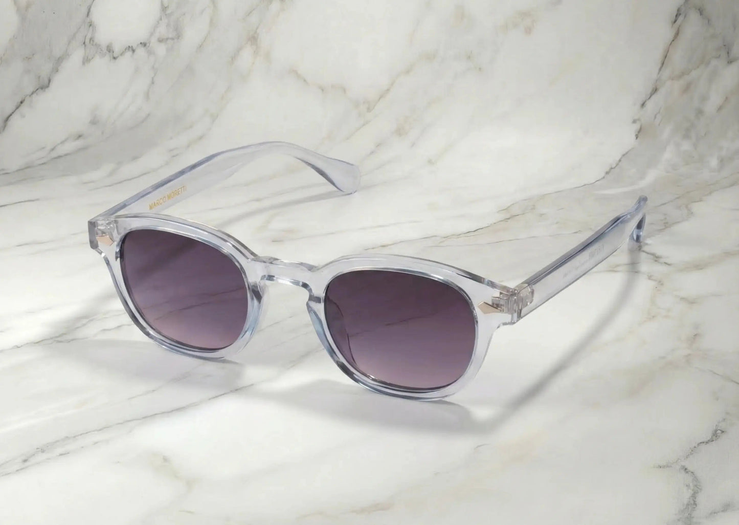 Gafas de sol transparentes cristales ahumados violeta LUXE – Arloow