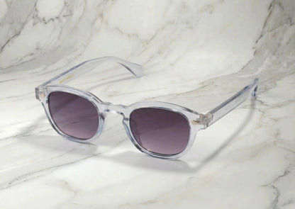 Gafas de sol transparentes cristales ahumados violeta LUXE – Arloow