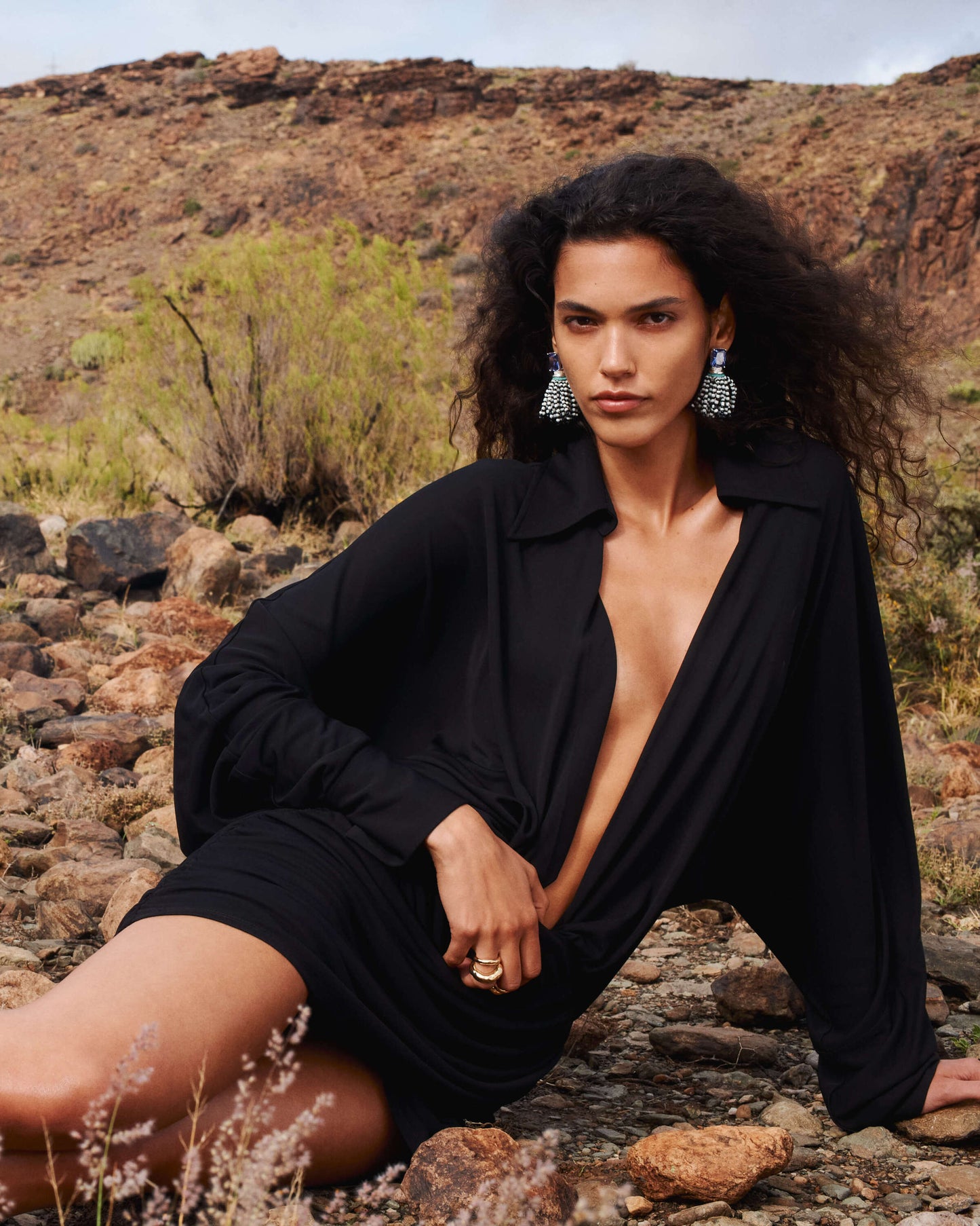 Vestido Raven elegante mujer