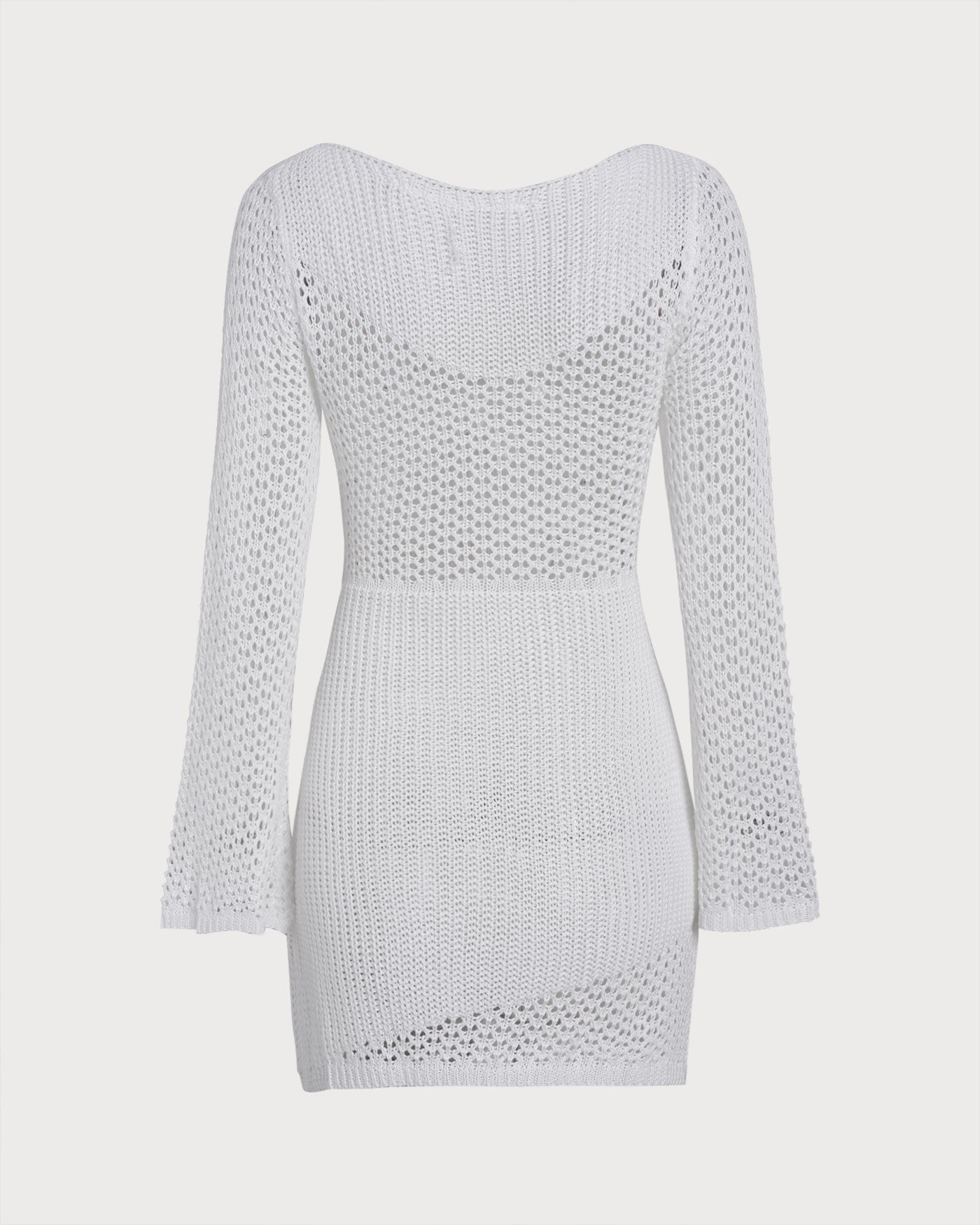 Blanco Crocheted Openwork Cubrebikini