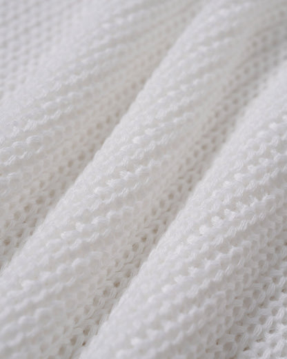 Blanco Crocheted Openwork Cubrebikini