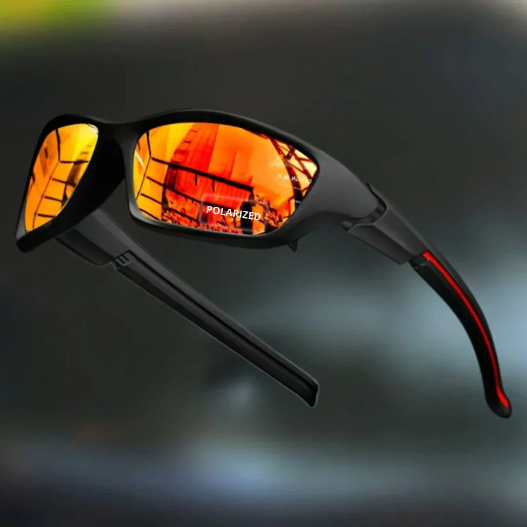 Gafas de sol polarizadas Aviador Piola color Rojo — protección UV400 — Arloow