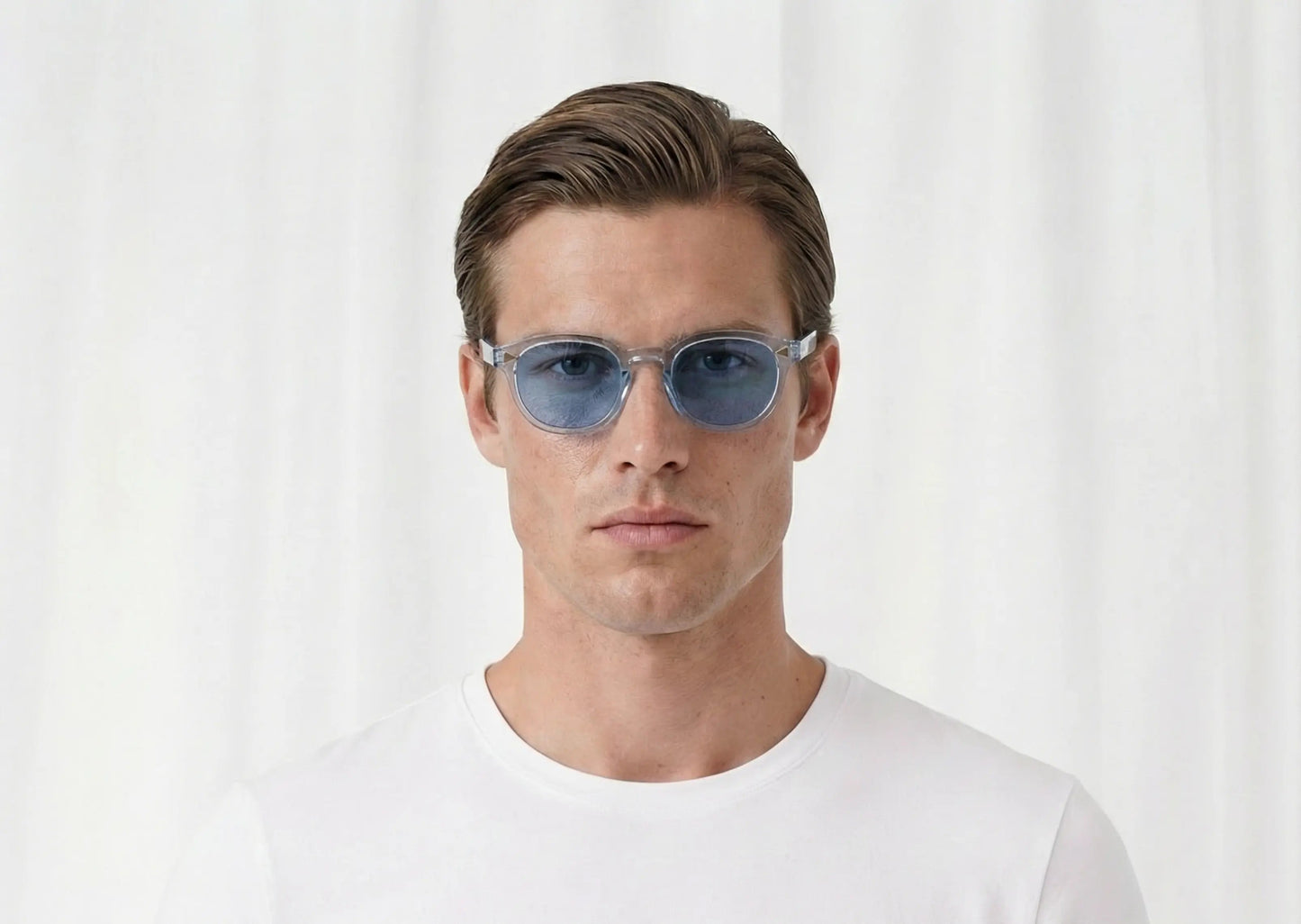 Gafas de sol transparentes cristales azules SAINT TROPEZ – Arloow