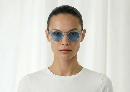 Gafas de sol transparentes cristales azules SAINT TROPEZ – Arloow