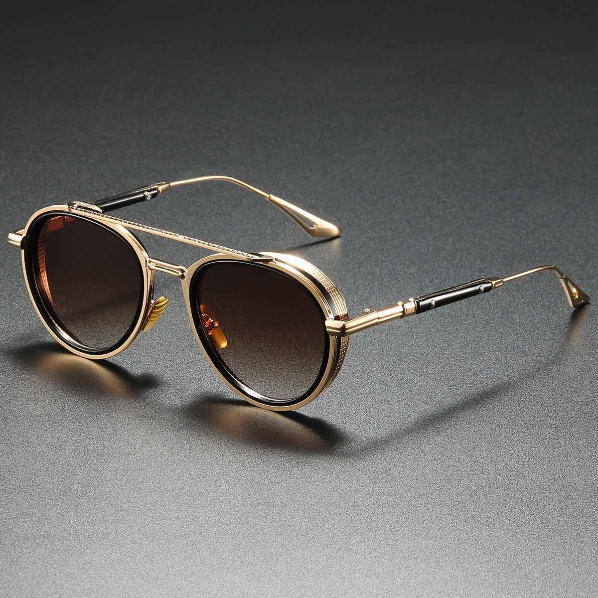 Gafas de Sol Retro Harrison – Gafas de sol verde cielo – Arloow