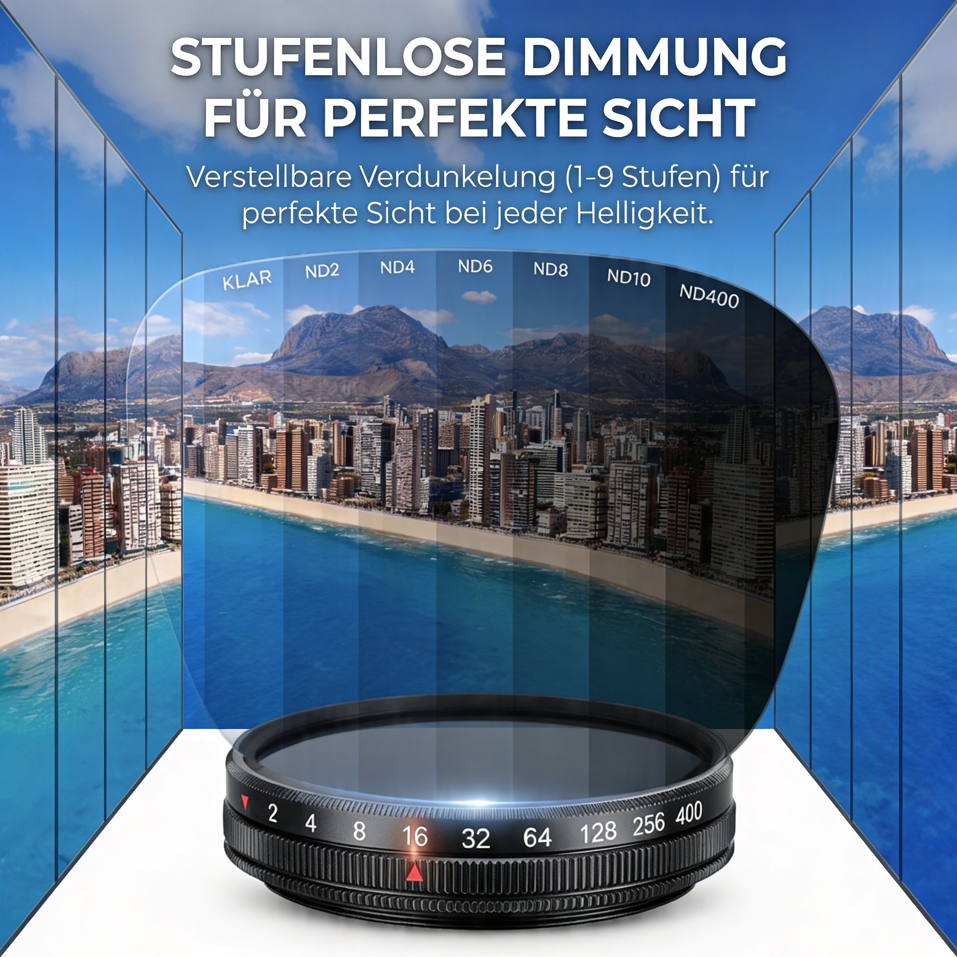 Lentes de sol con tono ajustable de claro a oscuro Sunvyr Vision
