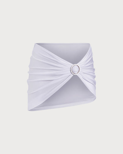 Blanco Con anilla Cubrebikini